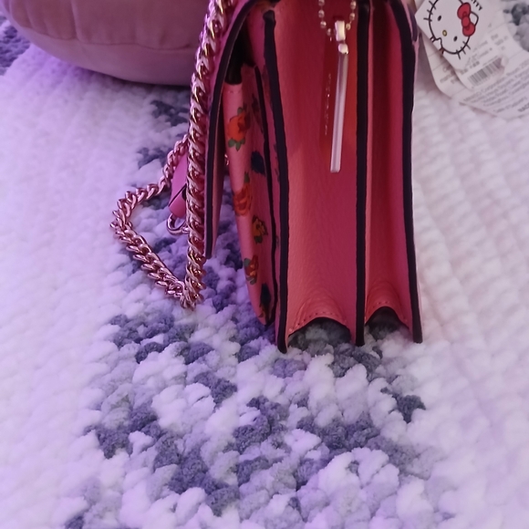 Authentic Coach Klare Crossbody Bag in pebble leather with floral print - Picture 5 of 7